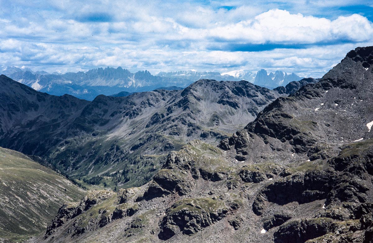 Blick Dolomiten